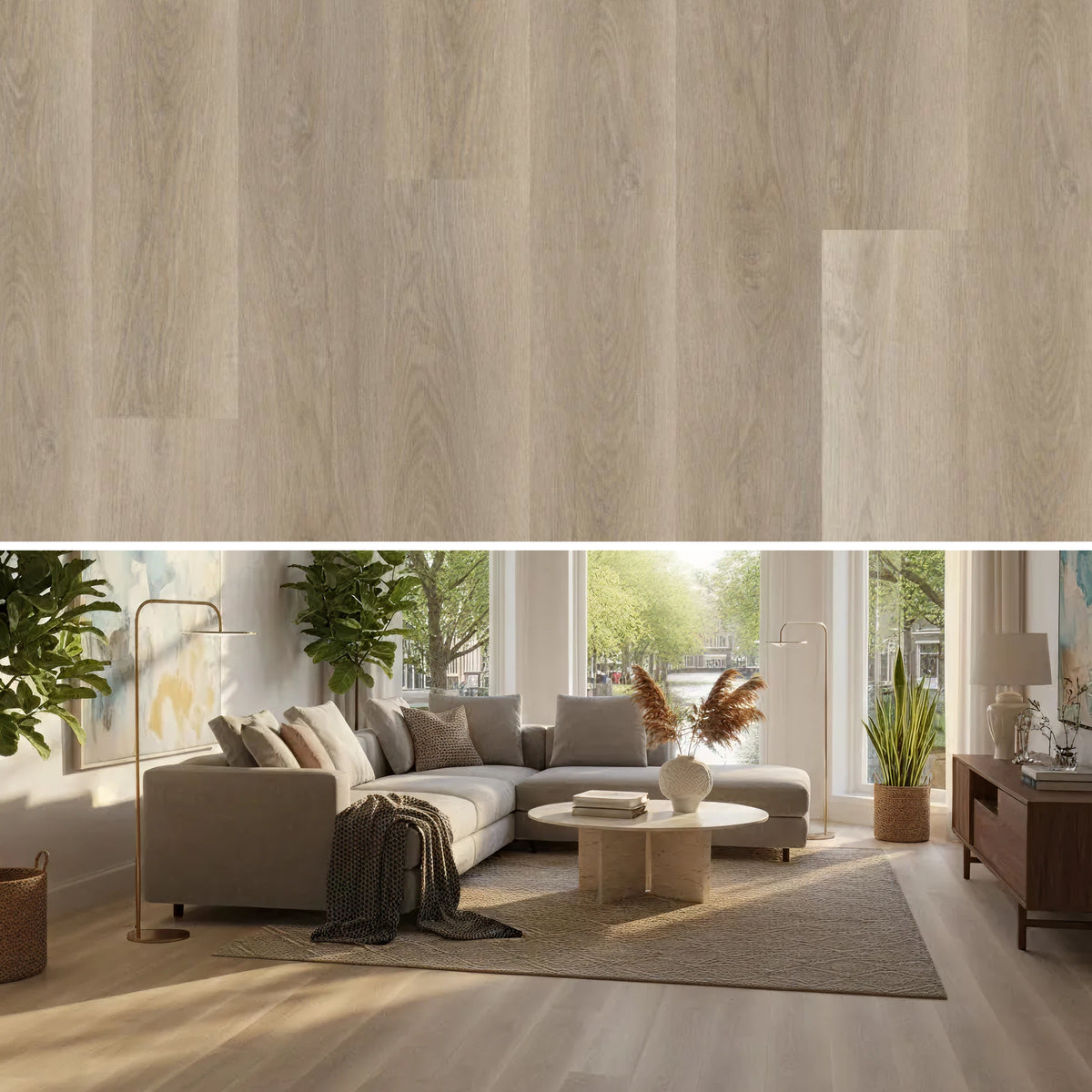 yarenza Oakwood Beige Rechte Plank Klik PVC