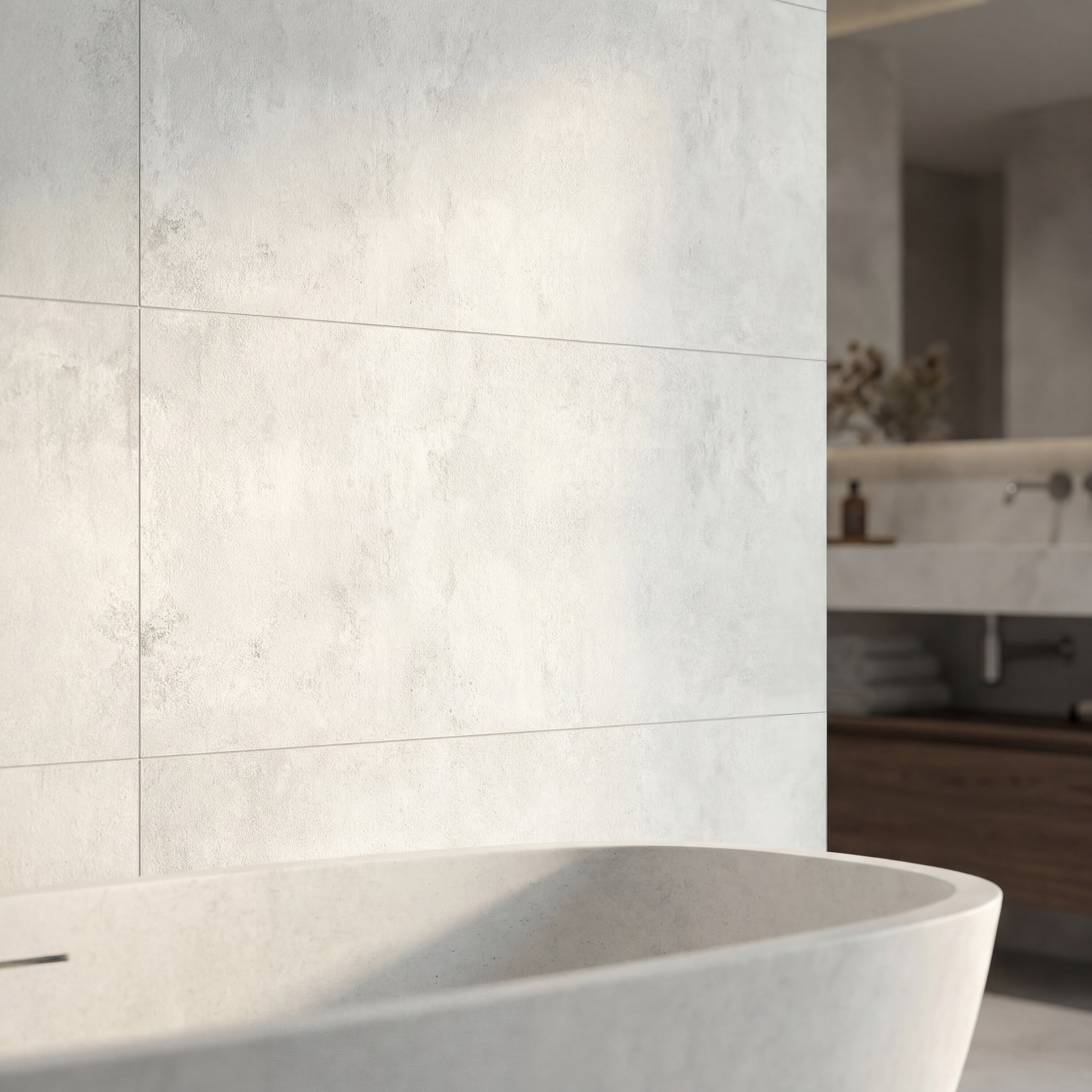 Social White 60x120 Keramische Tegel Vloer en Wand Gerectificeerd Porselein Geglazuurd