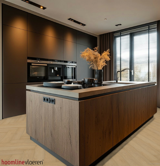 Hoomline Prestige Rigid Click Visgraat Davos 5052