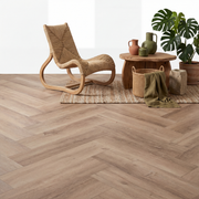 Reverie Herringbone Light Oak Click PVC