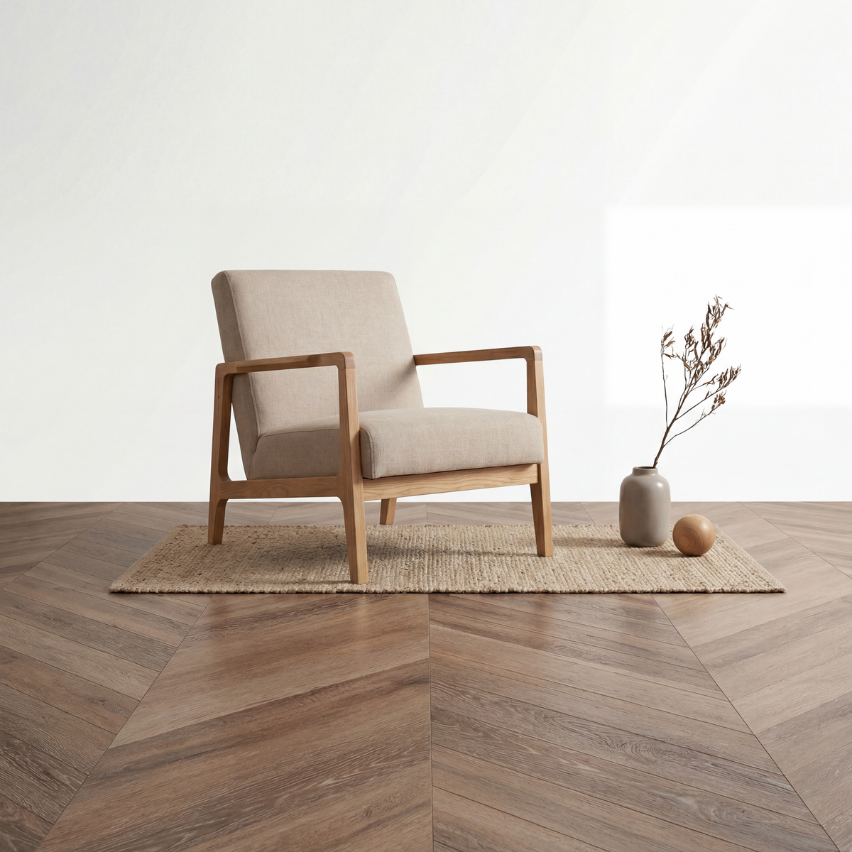 yarenza Lux Tenebrae Chevron Dark Oak Plak PVC