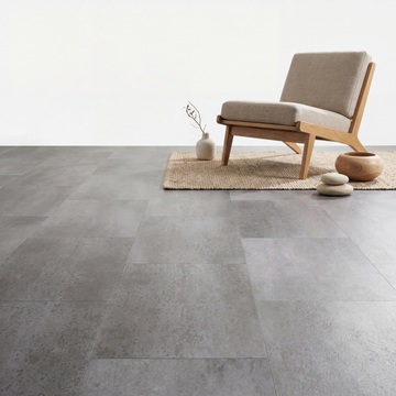 yarenza Aura Terrena Griseus Plak PVC - Texture and Room View