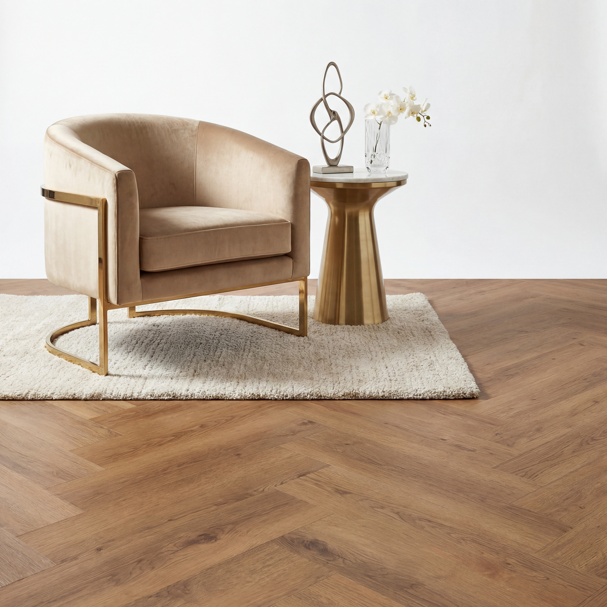 Essence Herringbone Warm Oak Click PVC