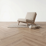 Reverie Herringbone Beige Oak Click PVC