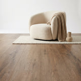 yarenza Lux Tenebrae Dark Oak Rechte Plank Plak PVC - Texture and Room View