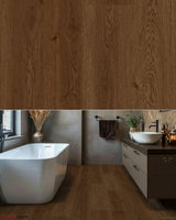 Hoomline Elegance Dryback Plank Pauw 51312 - Texture and Room View