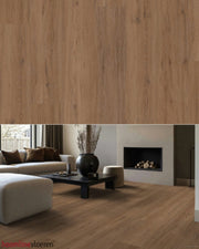 Hoomline Fusion Superior XL Gotham Oak Honey (Dryback) - Texture and Room View
