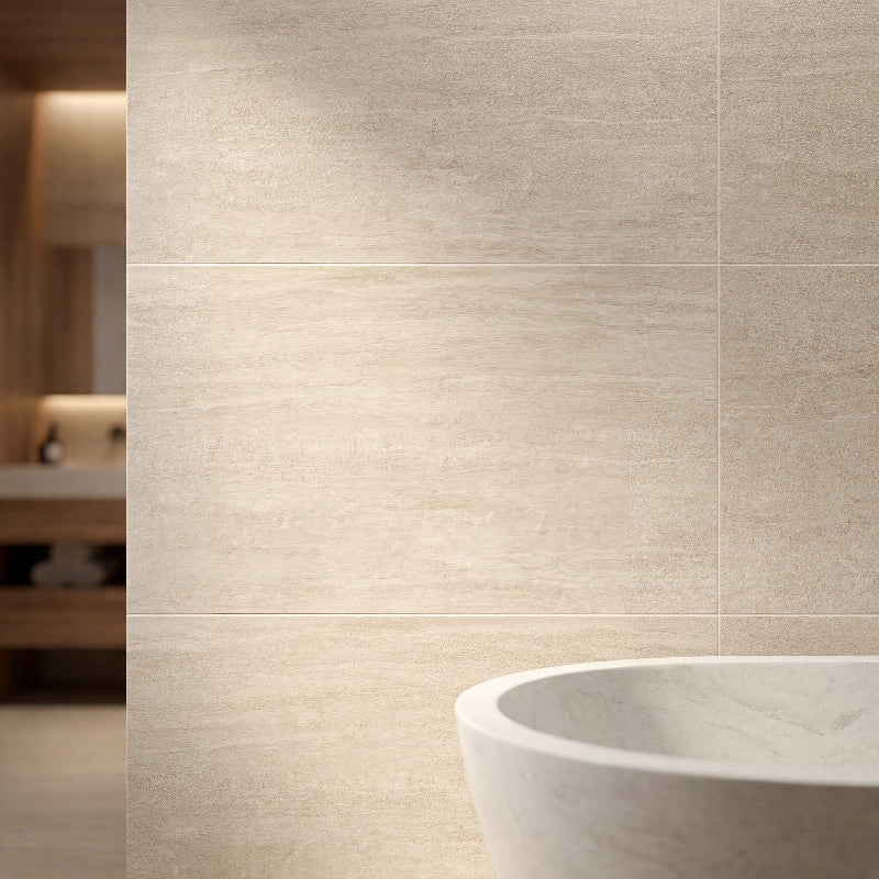 Irwine Beige 60x120 Keramische Tegel Vloer en Wand Gerectificeerd Porselein Geglazuurd