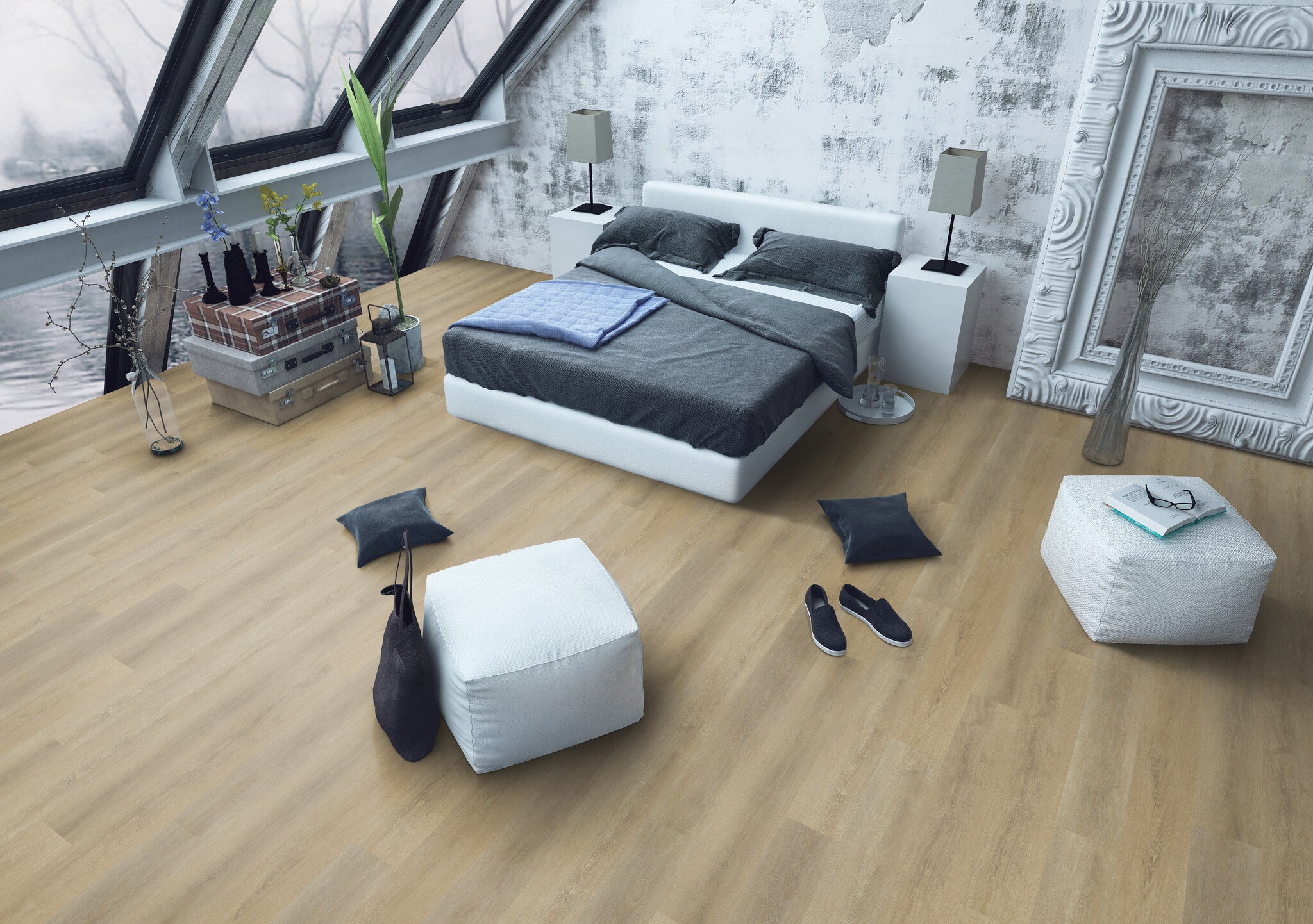 yarenza Oakwood Natural Oak Rechte Plank Klik PVC