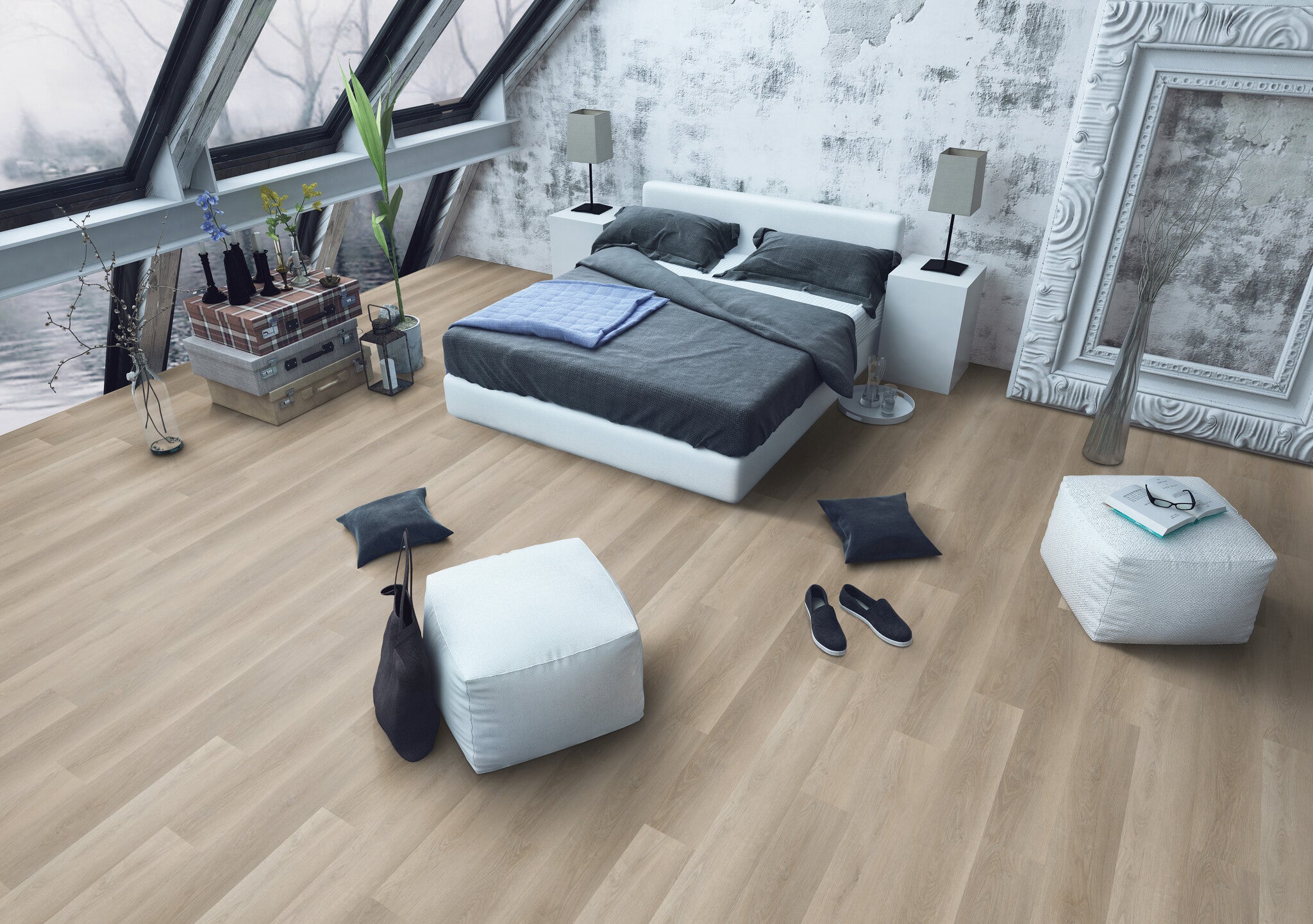 yarenza Oakwood Beige Rechte Plank Klik PVC