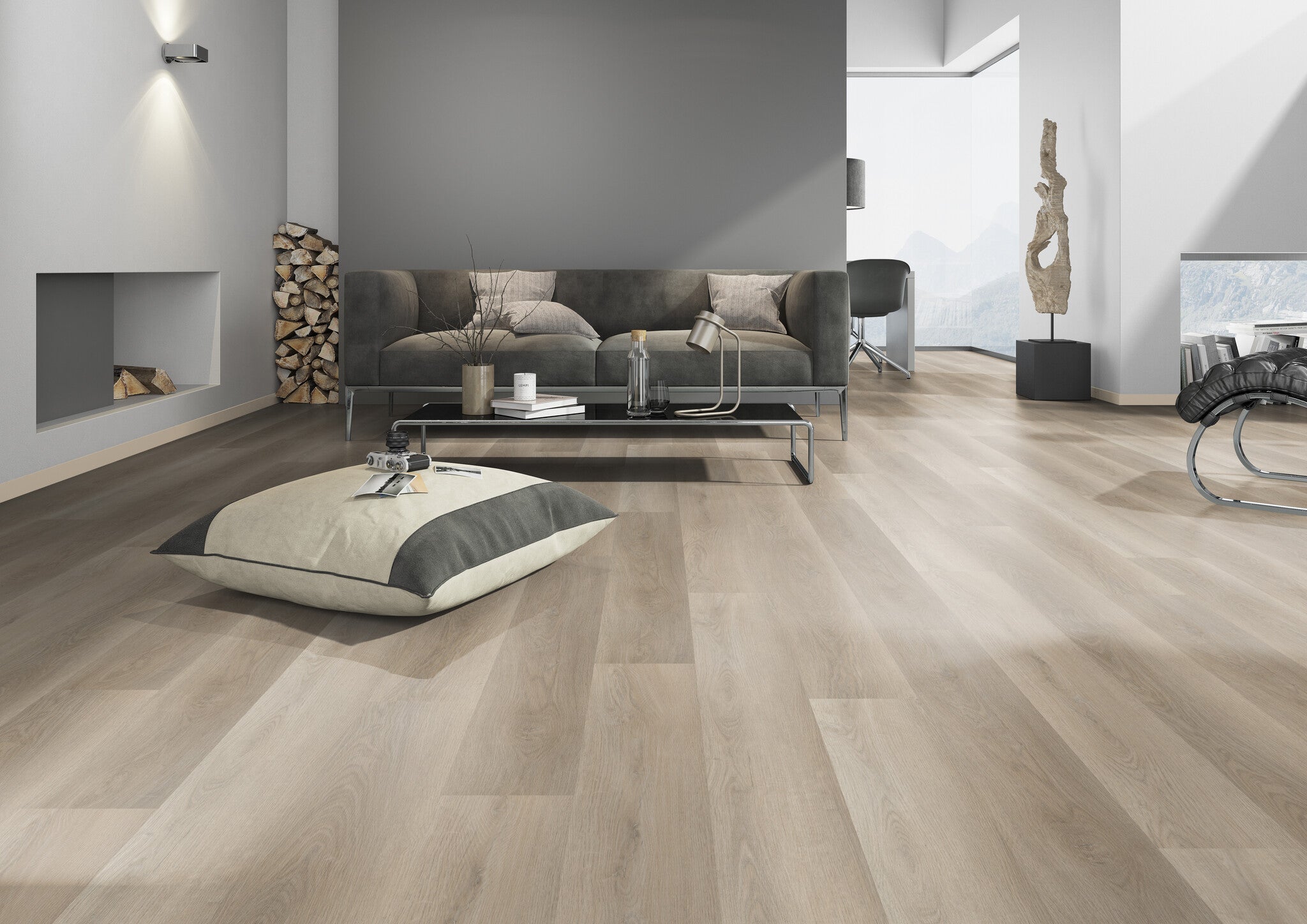 yarenza Oakwood Beige Rechte Plank Klik PVC
