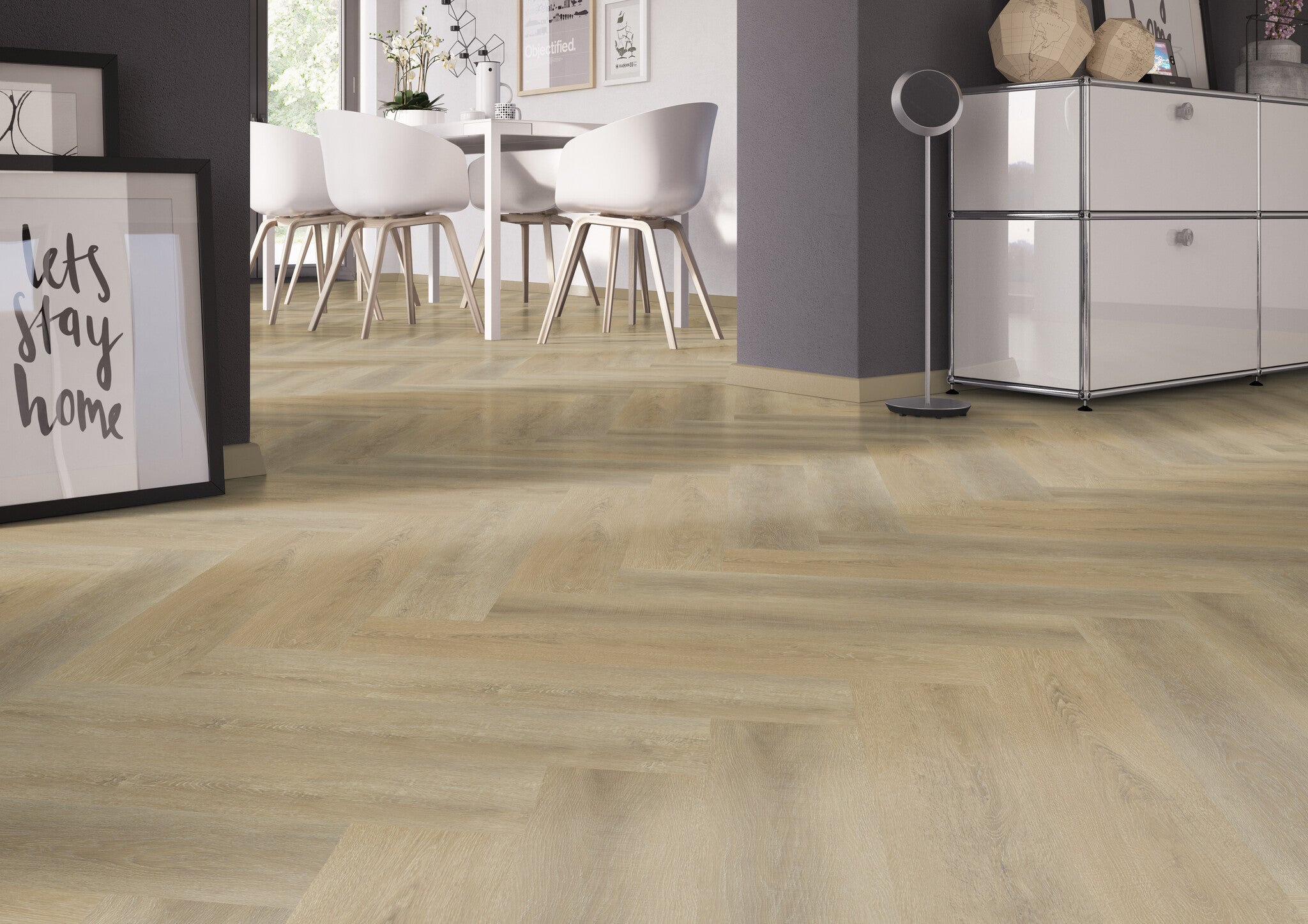 yarenza Oakwood Natural Visgraat Oak Klik PVC